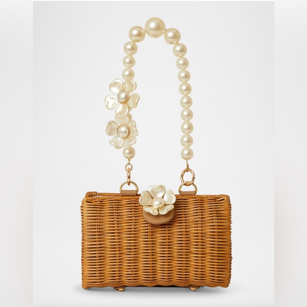 btb Los Angeles Page Pearly Floral Clutch Bag